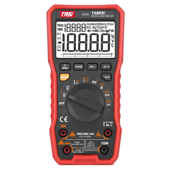 TASI TA803C Digital High Precision Multimeter Digital Display Household Multifunction Electrician Multimeter