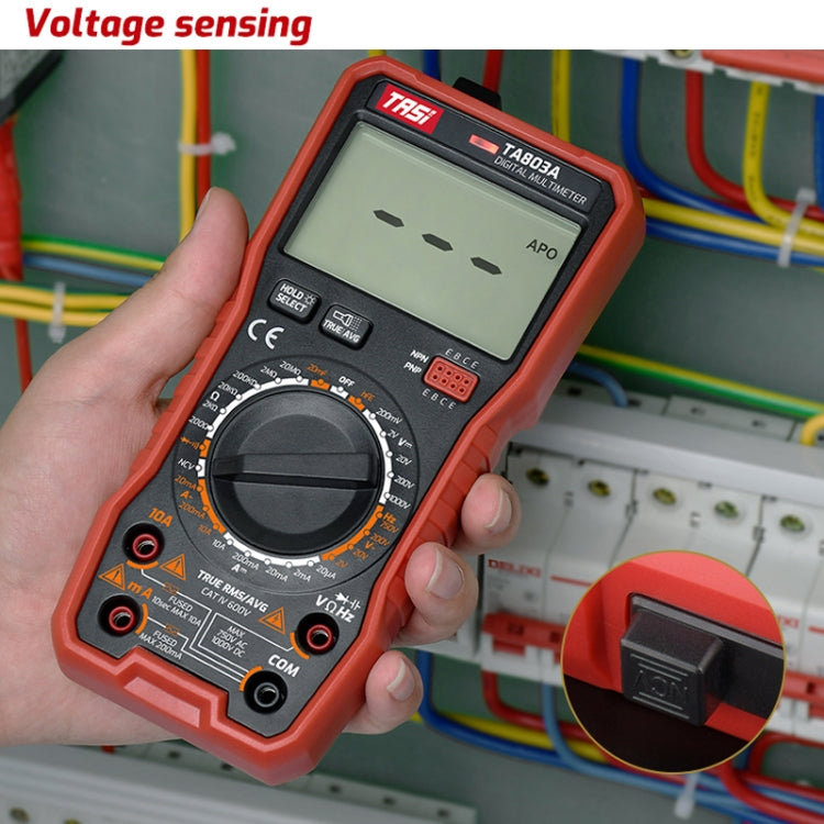 TASI TA803C Digital High Precision Multimeter Digital Display Household Multifunction Electrician Multimeter