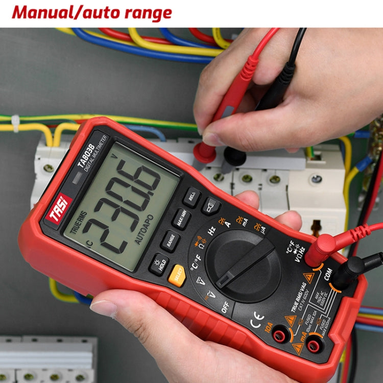 TASI TA803C Digital High Precision Multimeter Digital Display Household Multifunction Electrician Multimeter