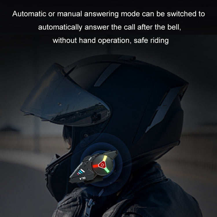 KUQIBAO Motorcycle Helmet Built-in Water-resistant Bluetooth Earphone(Soft Microphone)
