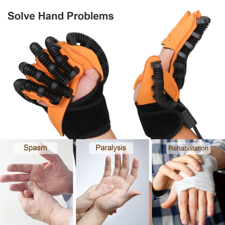 Intelligent Rehabilitation Robot Glove Trainer With AU Plug Adapter, Size: L(Host+Left Hand)