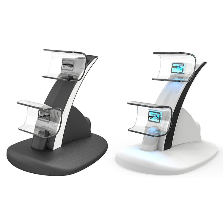 iplay HBP-253 For PS5 Game Wireless Handle Double Charging Base Placement Bracket(Black)