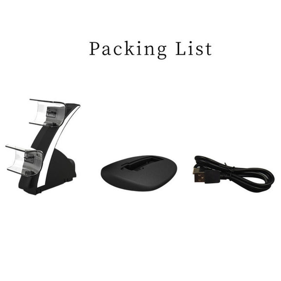 iplay HBP-253 For PS5 Game Wireless Handle Double Charging Base Placement Bracket(Black)