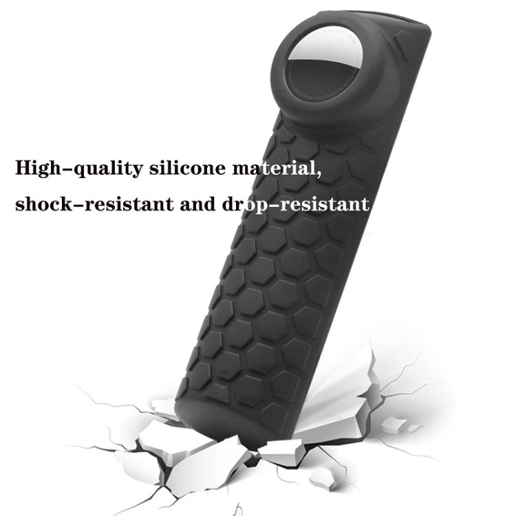 2pcs Remote Control Case For Amazon Fire TV Stick 2021 ALEXA 3rd Gen With Airtag Holder(Midnight Blue)
