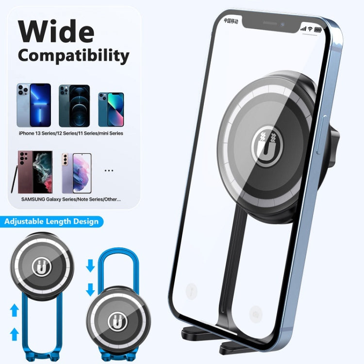 Car Central Control Air Outlet Mobile Phone Navigation Magnetic Suction Bracket, Model: LE-10