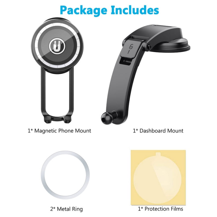 Car Central Control Air Outlet Mobile Phone Navigation Magnetic Suction Bracket, Model: LE-10