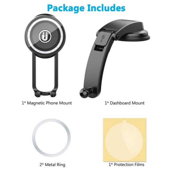 Car Central Control Air Outlet Mobile Phone Navigation Magnetic Suction Bracket, Model: LE-10