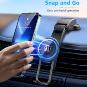 Car Central Control Air Outlet Mobile Phone Navigation Magnetic Suction Bracket, Model: LE-10
