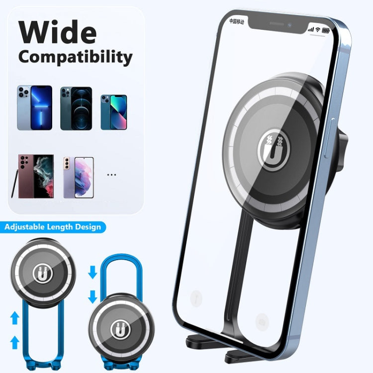 Car Central Control Air Outlet Mobile Phone Navigation Magnetic Suction Bracket, Model: LE-11