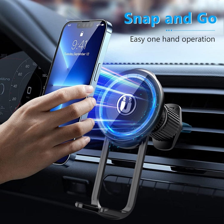 Car Central Control Air Outlet Mobile Phone Navigation Magnetic Suction Bracket, Model: LE-11