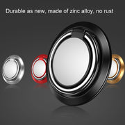 5pcs Car Magnetic Metal Ring Buckle Mobile Phone Holder(Matcha Green)