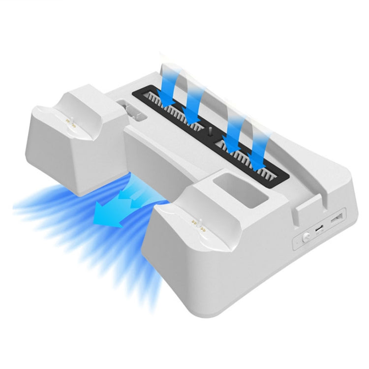 iplay HBP-351 For Sony PS5 Host Cooling Base Bracket Multifunctional Handle Charging Stand(White)