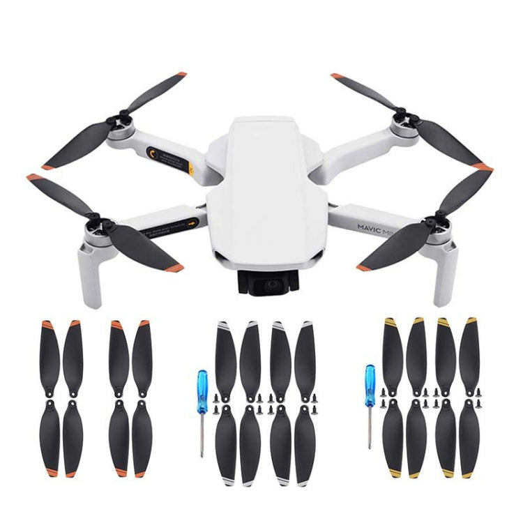 For DJI Mavic Mini 4726F Wing Propeller Blade Drone Accessories, Spec: 2pairs Golden Edge