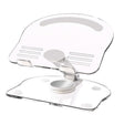 KF-Z11 Acrylic Tablet PC Mobile Phone Bracket Desktop Rotating Foldable Lazy Non-slip Phone Support Frame(White) - Desktop Holder by PMC TechLife | Online Shopping South Africa | PMC TechLife