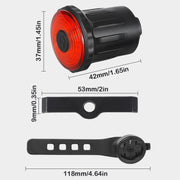WEST BIKING Bicycle USB Charging Smart Brake Sensor Warning Tail Light(Cushion)