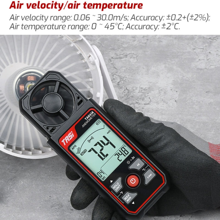 TASI TA641A High Precision Wind Speed Instrument Wind Volume Tester Handheld Wind Speed Meter
