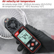 TASI TA641A High Precision Wind Speed Instrument Wind Volume Tester Handheld Wind Speed Meter