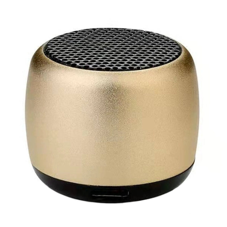 Small TWS Couplet Wireless Bluetooth Speaker Mini Smart Noise Reduction Water-resistant Speaker(Gold)