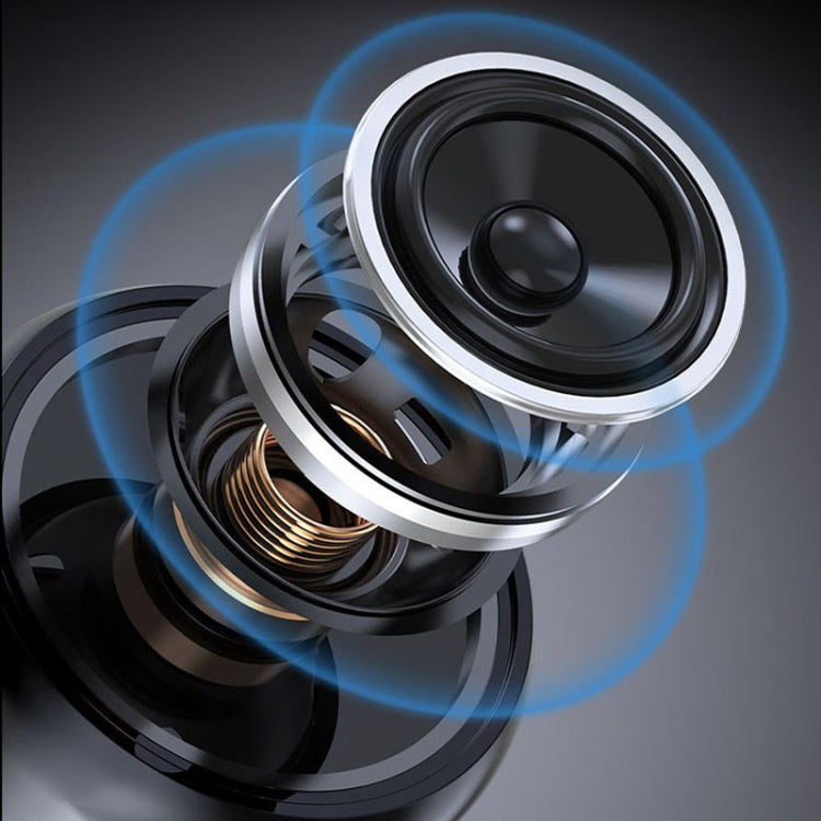 Small TWS Couplet Wireless Bluetooth Speaker Mini Smart Noise Reduction Water-resistant Speaker(Gold)