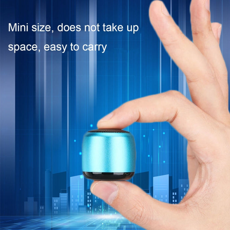 Small TWS Couplet Wireless Bluetooth Speaker Mini Smart Noise Reduction Water-resistant Speaker(Gold)