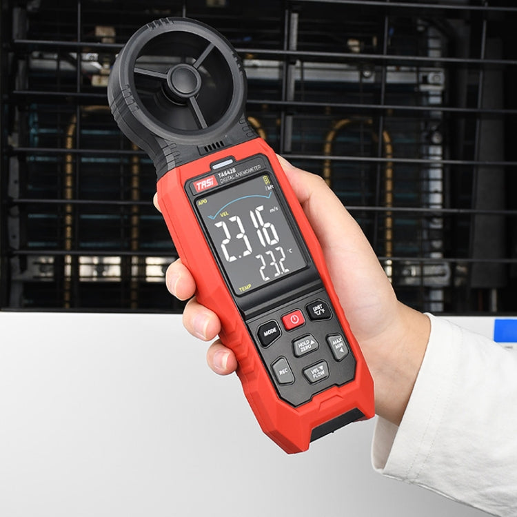 TASI TA642C Portable Digital Wind Speed Meter Air Volume Tester