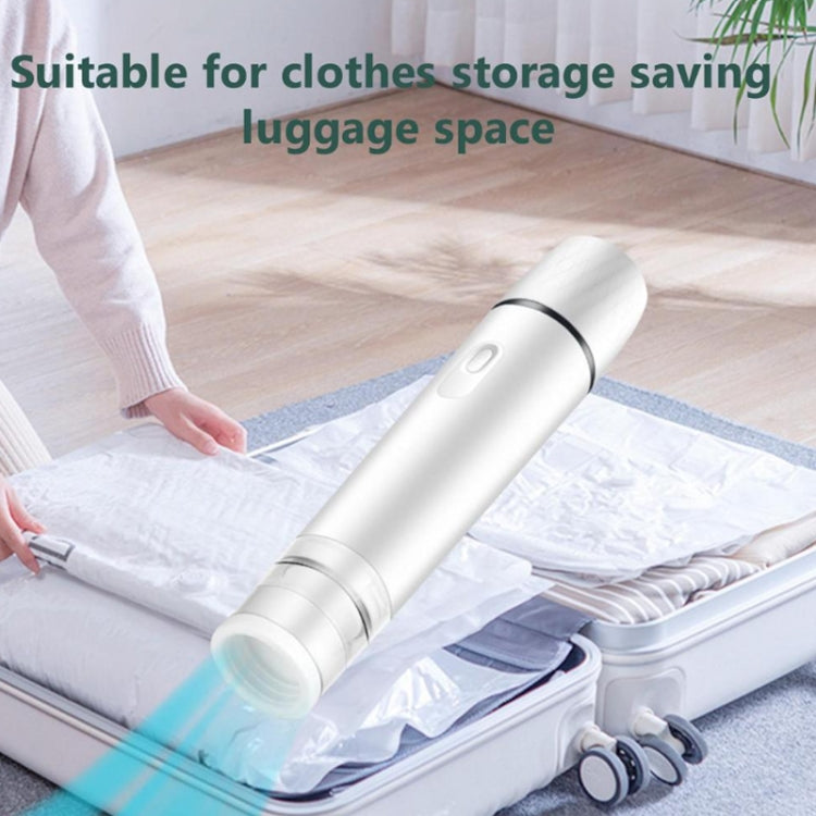 Handheld Vacuum Machine Rechargeable Food Preservation Compression Storage Machine(Black)