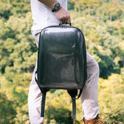 For DJI AVATA Storage Bag Hard Shell Water-resistant Shoulder Bag Backpack(Yellow EVA Lining)