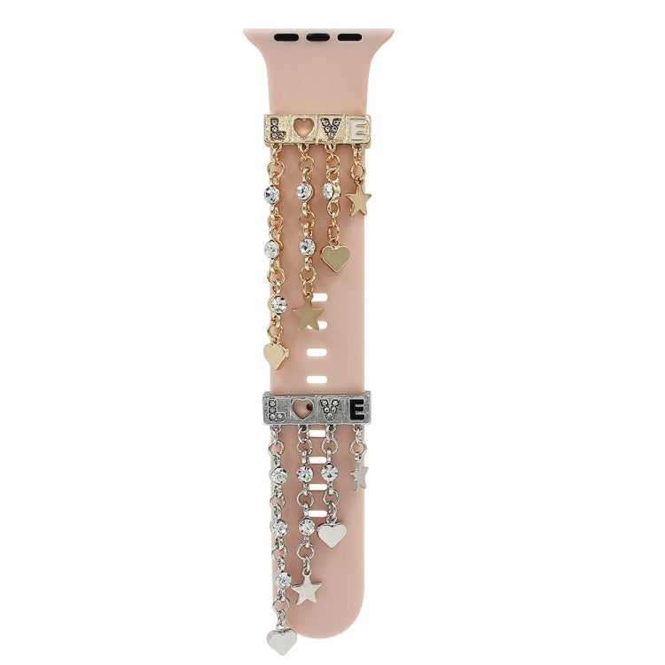 Watch Silicone Watch Band Decoration Ring Diamond Series Decoration Buckle(1)