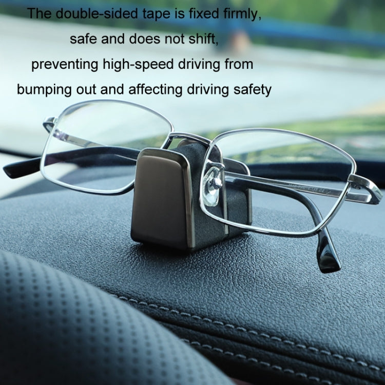 Car Dashboard Glasses Storage Multifunctional Card Holder(Black)