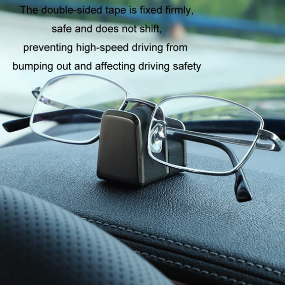 Car Dashboard Glasses Storage Multifunctional Card Holder(Black)