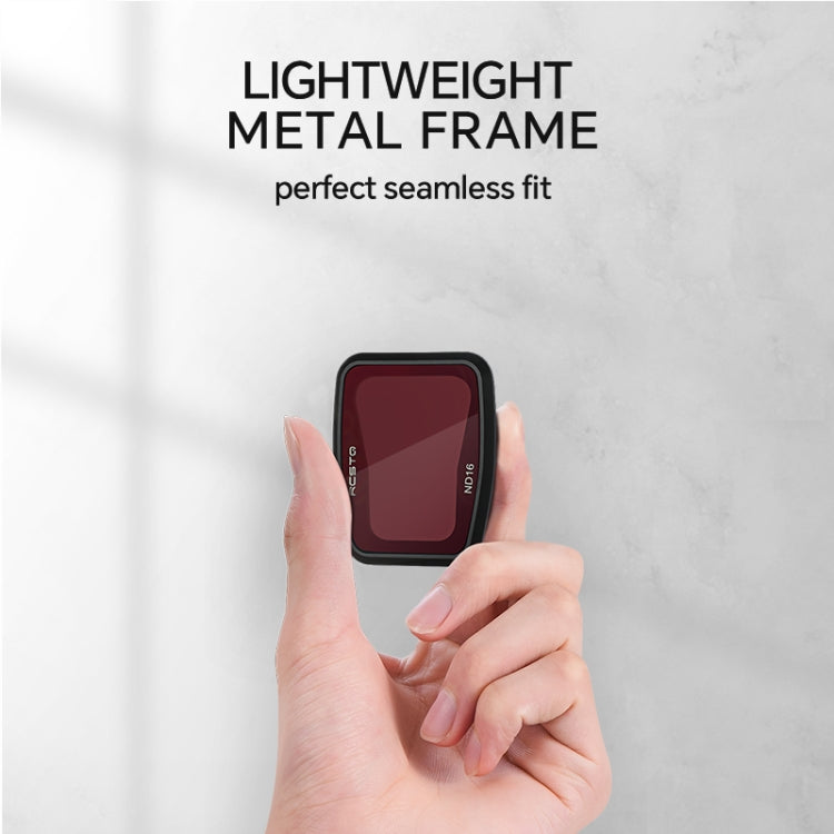 For DJI Air 3 RCSTQ Multi-Layer Coating Water-resistant  Filter, Spec: ND-PL8