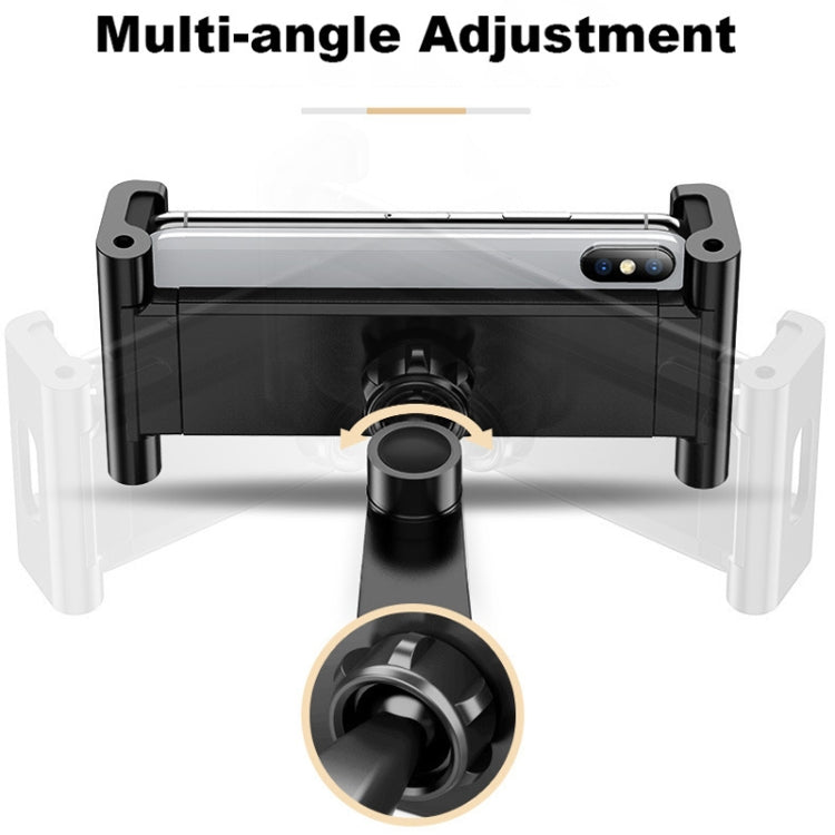 2 In 1 Aluminum Alloy Tablet PC Holder Wall Mount Mobile Phone Holder(Black)