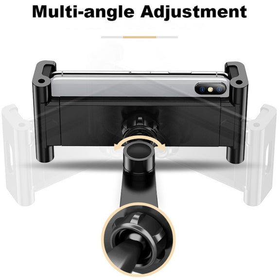 2 In 1 Aluminum Alloy Tablet PC Holder Wall Mount Mobile Phone Holder(Black)