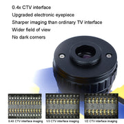 MECHANIC MC-75TB1 Trinocular Stereo Microscope Industrial Grade Can Connect To HD Display