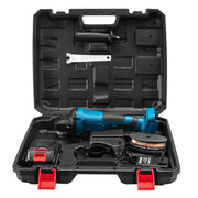 HILDA 21V Brushless Angle Grinder Lithium Cutting Machine, Model: 2 Battery +1 Charger EU Plug