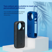 For Insta360 X3 AMagisn Body Silicone Protective Cover, Style: Body Case (black)
