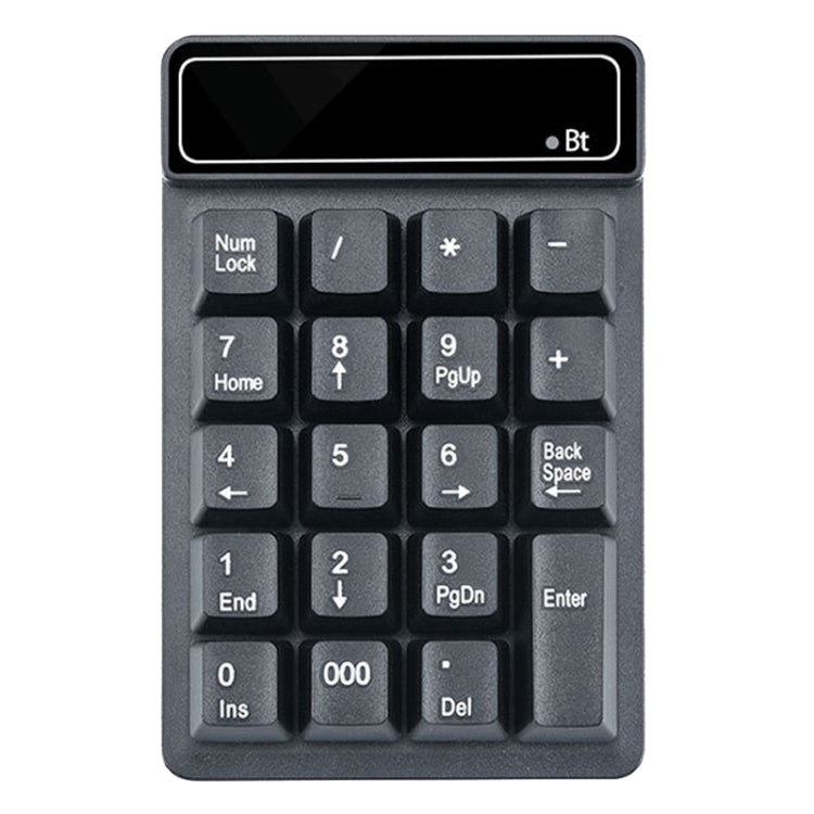 K6 19 Key Mini Wireless Bluetooth Digital Keyboard Suspended Mechanical Universal Keypad 4.0(Black)