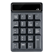 K6 19 Key Mini Wireless Bluetooth Digital Keyboard Suspended Mechanical Universal Keypad 4.0(Black)