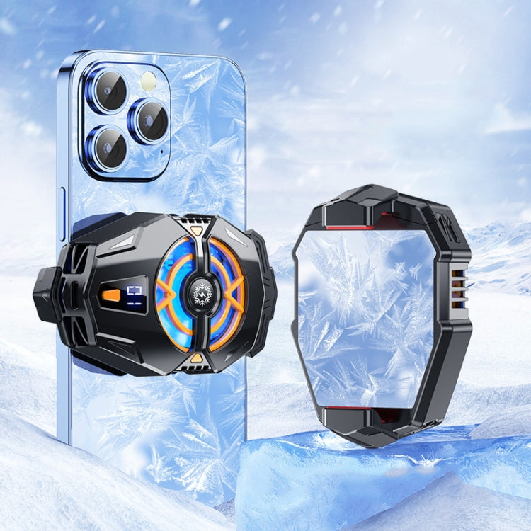 J20 Three-speed Adjustable Semiconductor Refrigeration Mobile Phone Radiator, Style: Basic Model