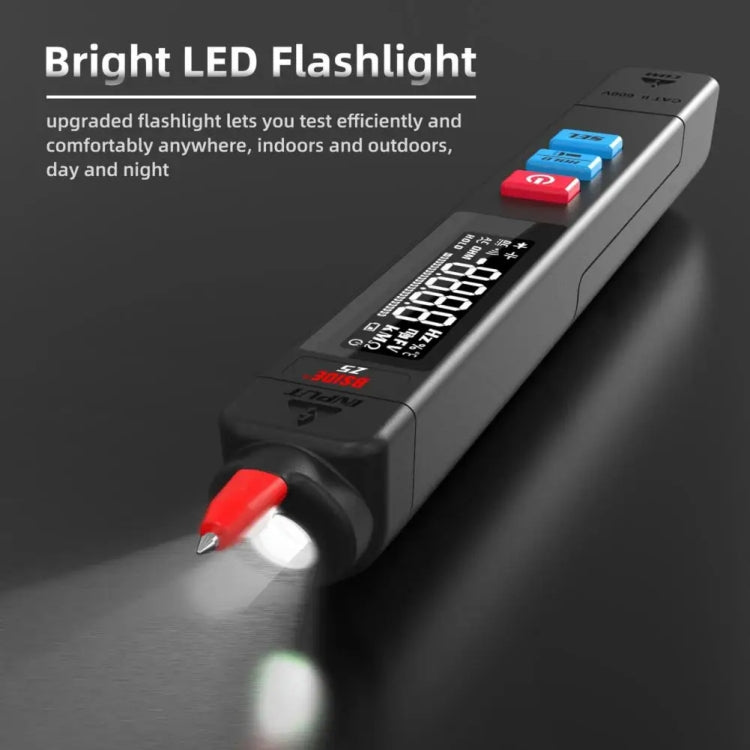 BSIDE Z5 Smart Pen Multimeter Backlight LCD 6000 Counts Auto Voltage Detector