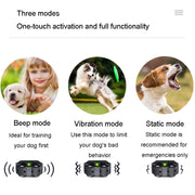 800m Remote Control Stop Barker Dog Trainer Smart Anti-Disturbance Vibration Collar, Specification: With 3 Collars