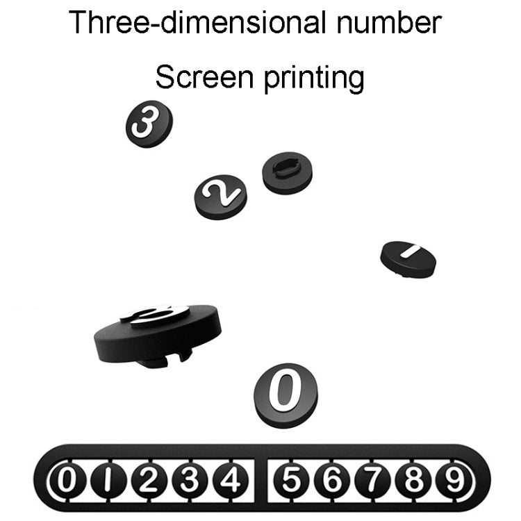 Bbdd Pod Temporary License Card Hidden Retro Parking Plate(Beige)