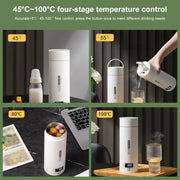 300W 500ml Electric Heating Water Cup Smart Boiling Kettle Temperature Control Kettle, Spec: SUS304 US Plug