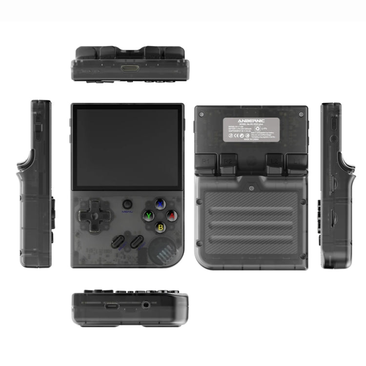 ANBERNIC RG35XX PLUS  Handheld Game Console 3.5-Inch IPS Screen Support HDMI TV 64GB(Transparent Black)