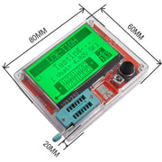 LCR-T10H Transistor Tester TFT Display For Diode Triode Capacitor Resistor Test, Spec: Built Lithium Battery