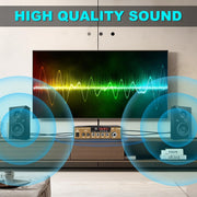 Car High-power Bluetooth Plug-in Card Digital Smart Amplifier(US Plug)