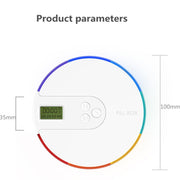One Week Portable Timing Smart Pill Boxes Elder Reminding Electronic Medicine Box(Rainbow)
