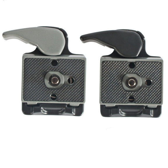 BEXIN Tripod Head Quick Release Plate Holder For Manfrotto 200PL-14(Black)