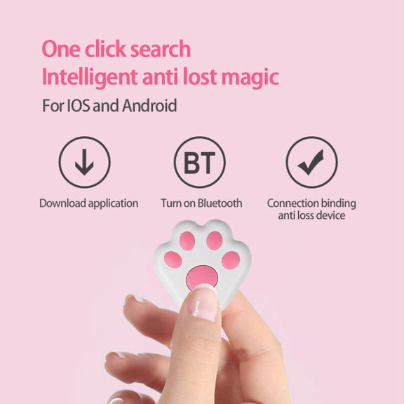 HYC09 Mini Pet Smart Wear GPS Pet Bluetooth Locator Tracker(Dark Blue)