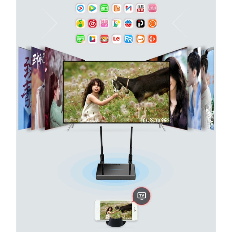 Z2 Wireless HDMI Screen Display Dongle Receiver + Transmitter Kit(Black)